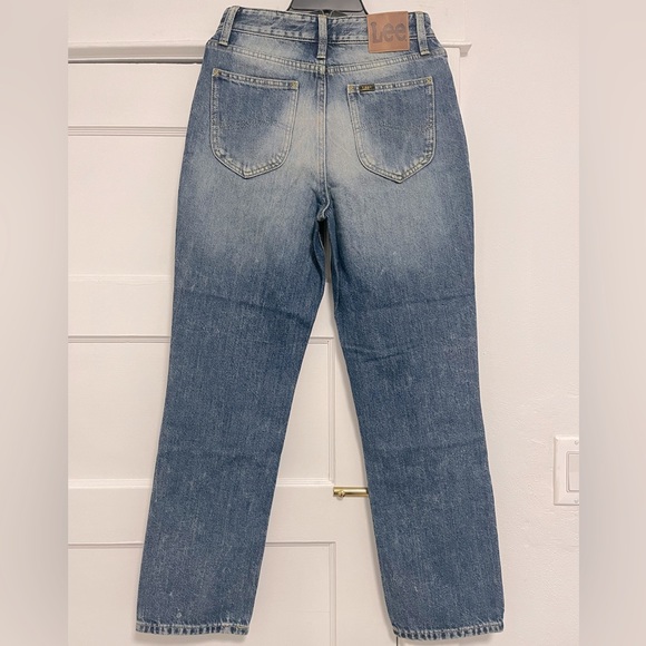 NWT Women’s Size 26 X 27 Lee Vintage Modern High Rise Straight Leg Ankle Jeans - Picture 6 of 14